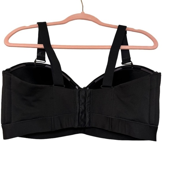 Cacique Black Strapless Bandeau Bra - Picture 11 of 15